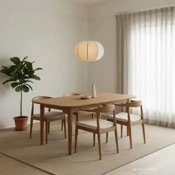 Meja Makan Kayu Solid