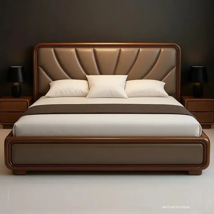 Tempat Tidur Jati Mewah, Tempat Tidur Jati Modern