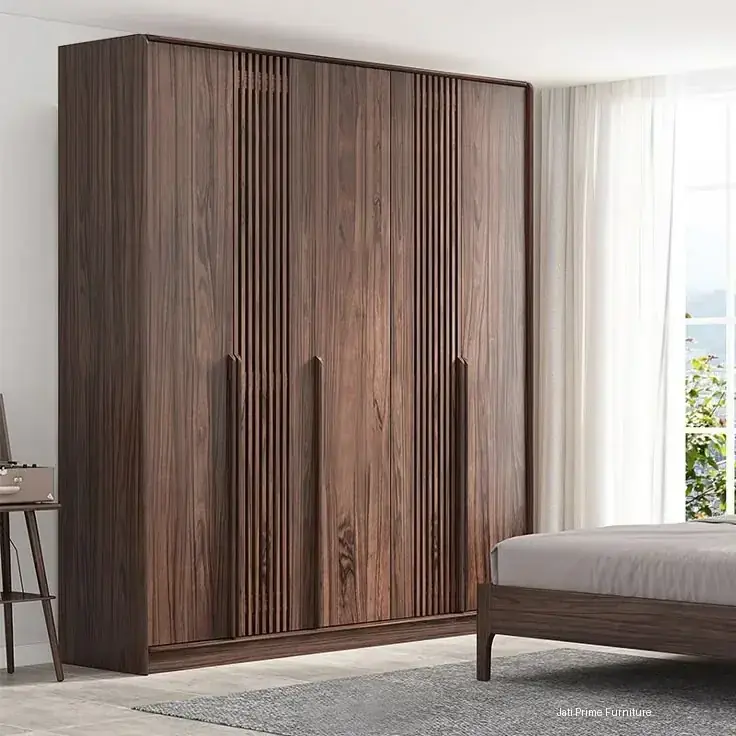 Lemari Pakaian Kayu Jati Modern