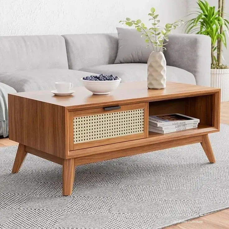 Meja Nakas Kayu Jati Minimalis