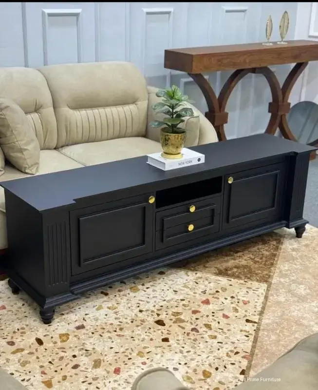 Nakas Kayu Jati Minimalis Klasik