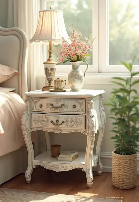 Meja Nakas Laci 2 Samping Tempat Tidur