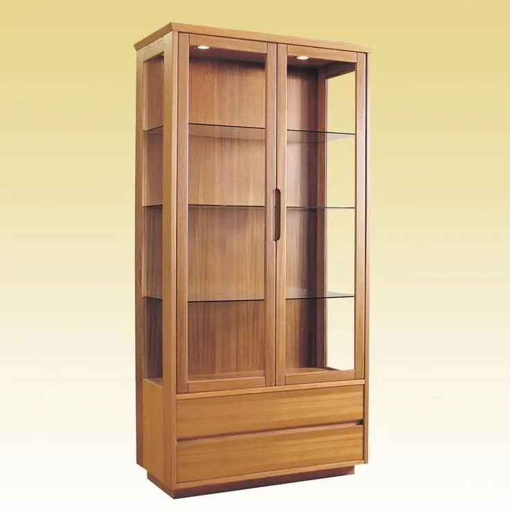 Lemari Display Kayu Jati