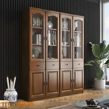 Lemari Hias Kayu Jati Modern