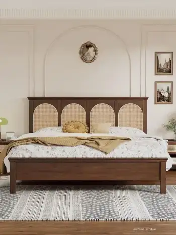 Tempat Tidur Jati Desain Minimalis